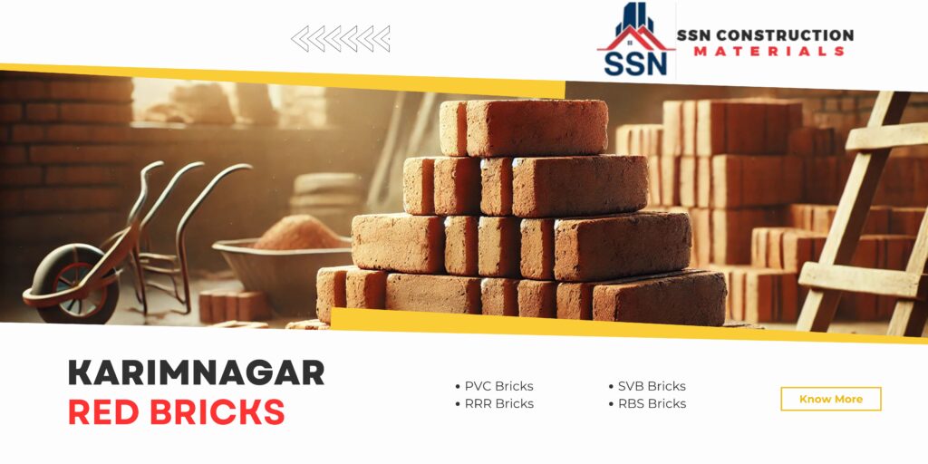 Karimnagar red bricks in Hyderabad – RRR SVB PVC RBS bricks